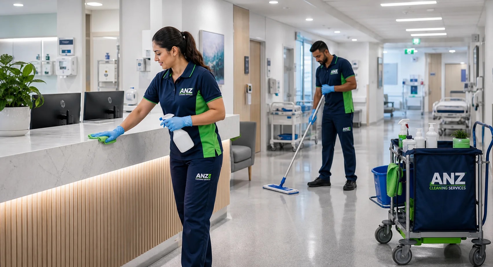 Aged Care Cleaning Parramatta Professional with Cleaning Supplies